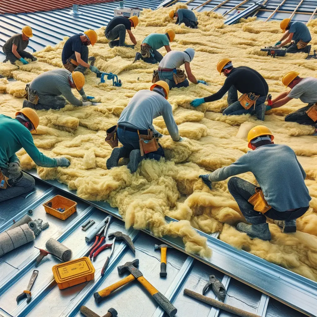 standing seam rockwool