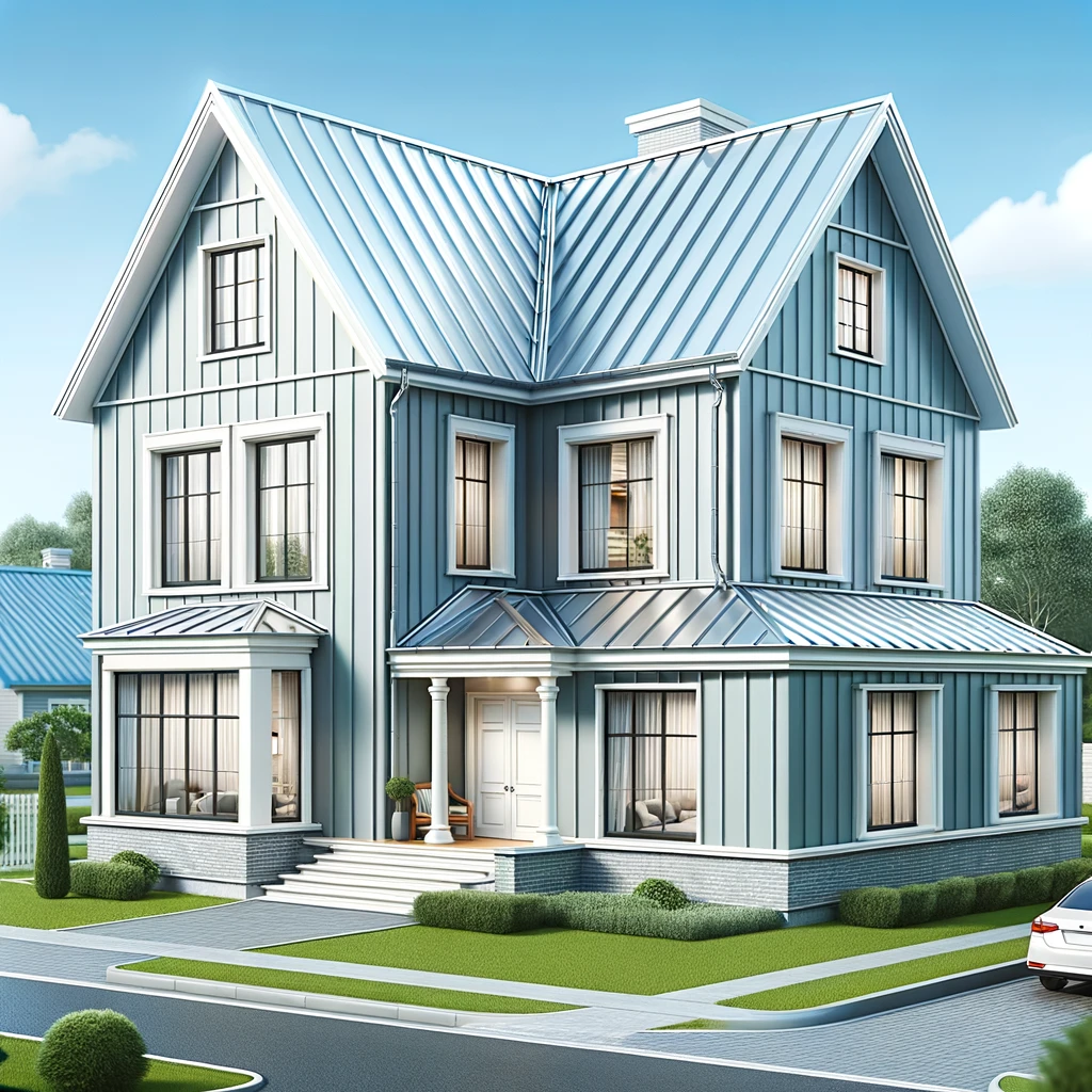 standing seam aluminium cladding
