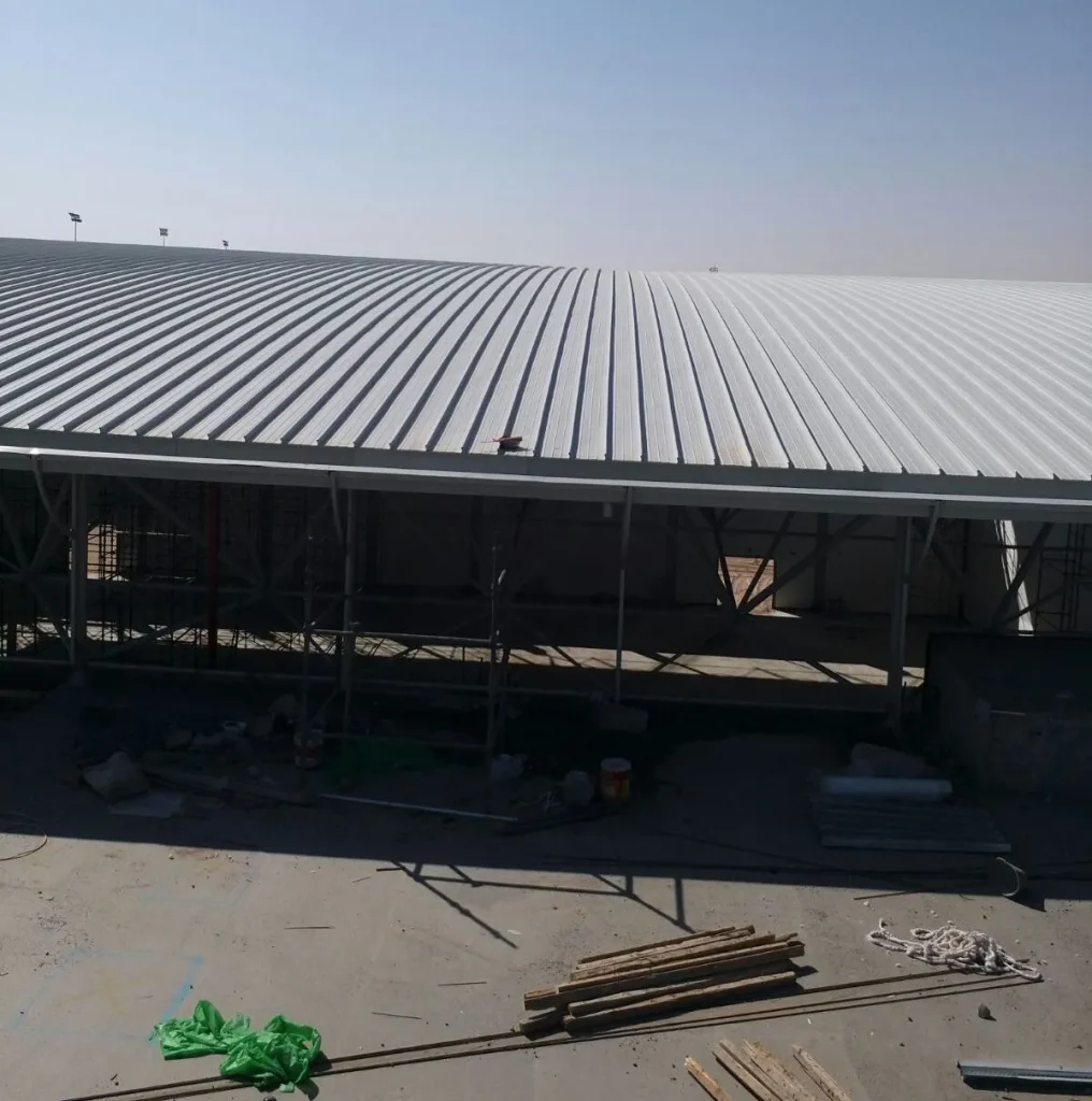 standing seam steel roof