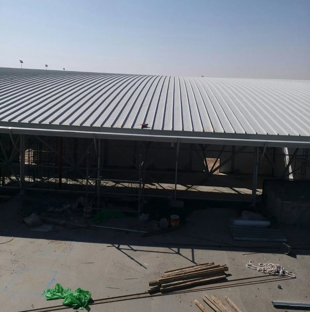 standing seam steel roof